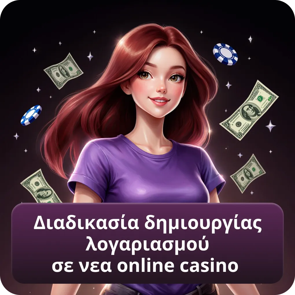 Διαδικασία δημιουργίας λογαριασμού σε νεα online casino